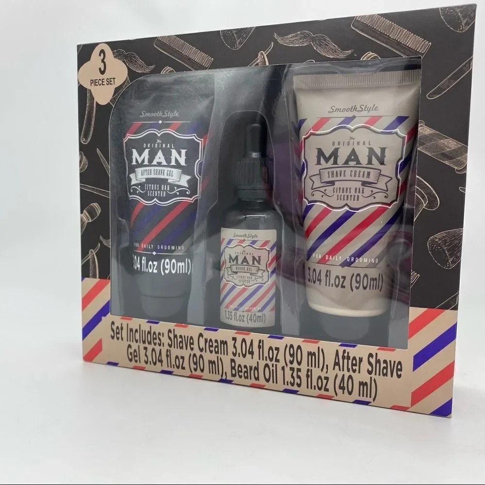Mens Gift Set Shave and Beard Set New